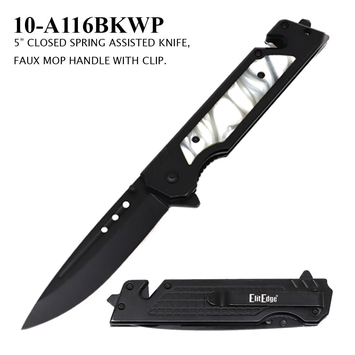 5" CLOSED SPRING ASSISTED KNIFE