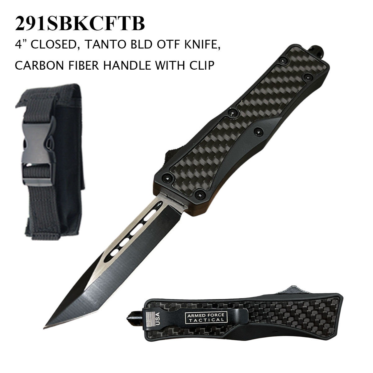 4" CLOSED OTF KNIFE