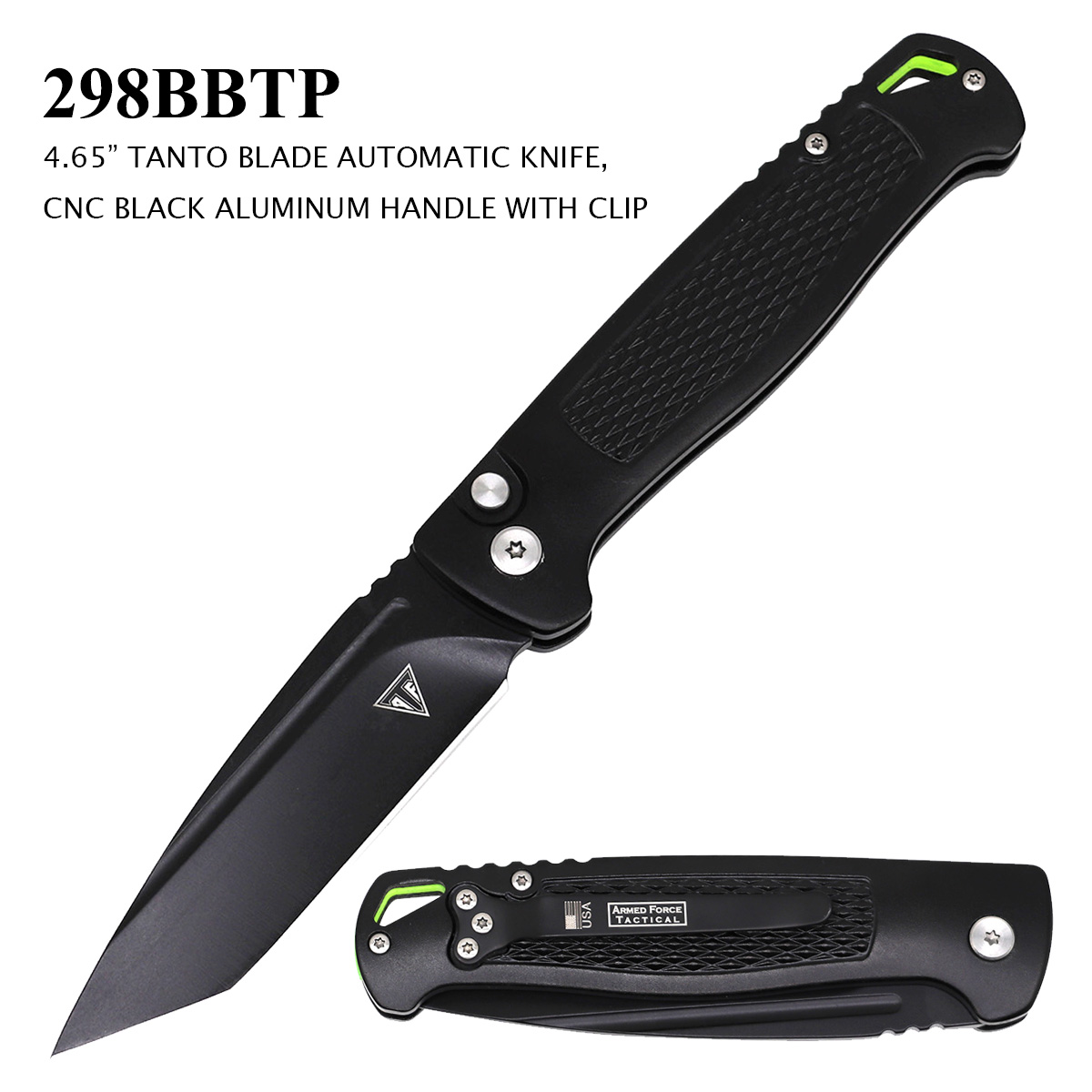 TANTO BLADED AUTO KNIFE